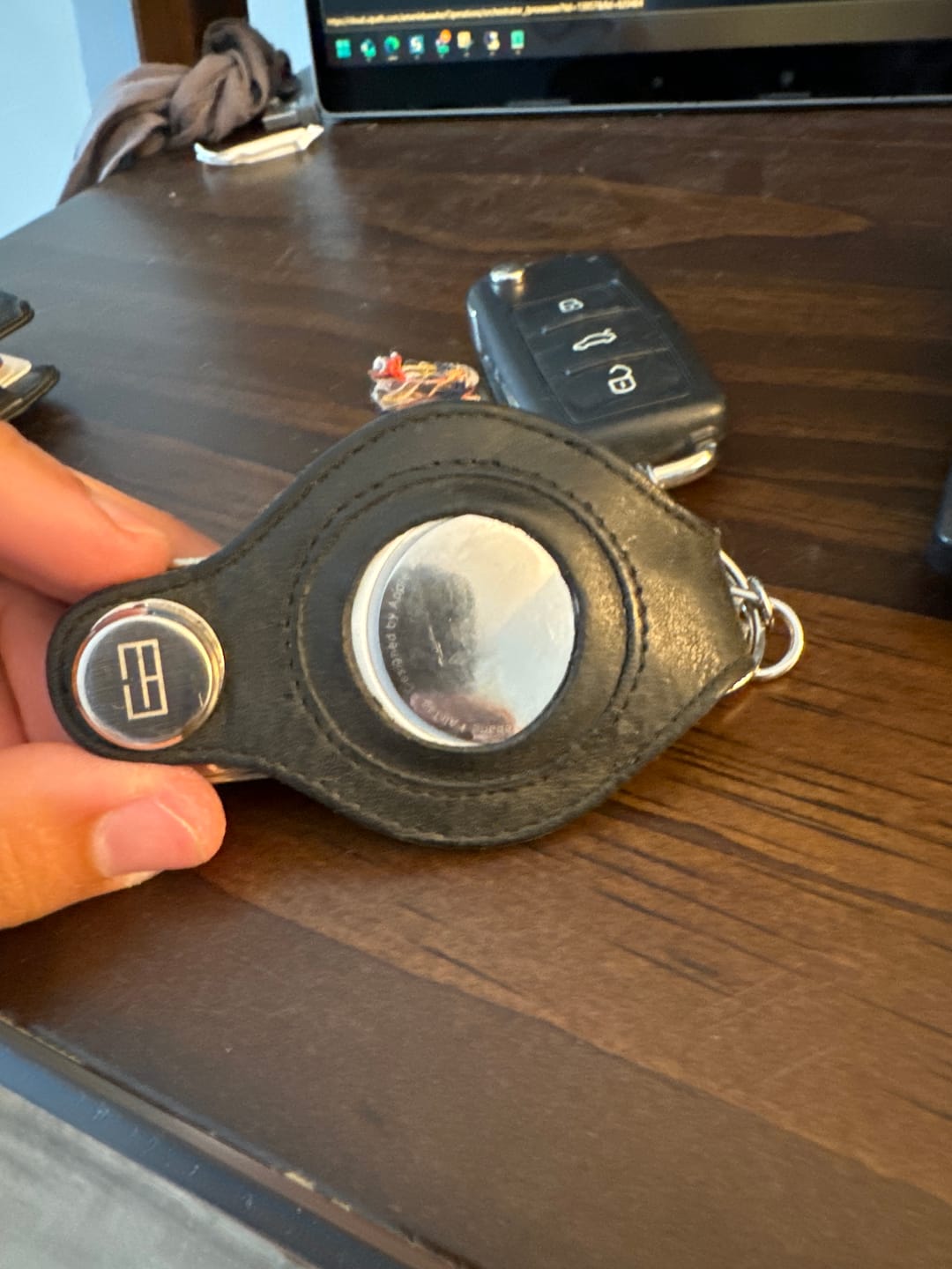 Customer photo review of Lusso AirTag Key Holder