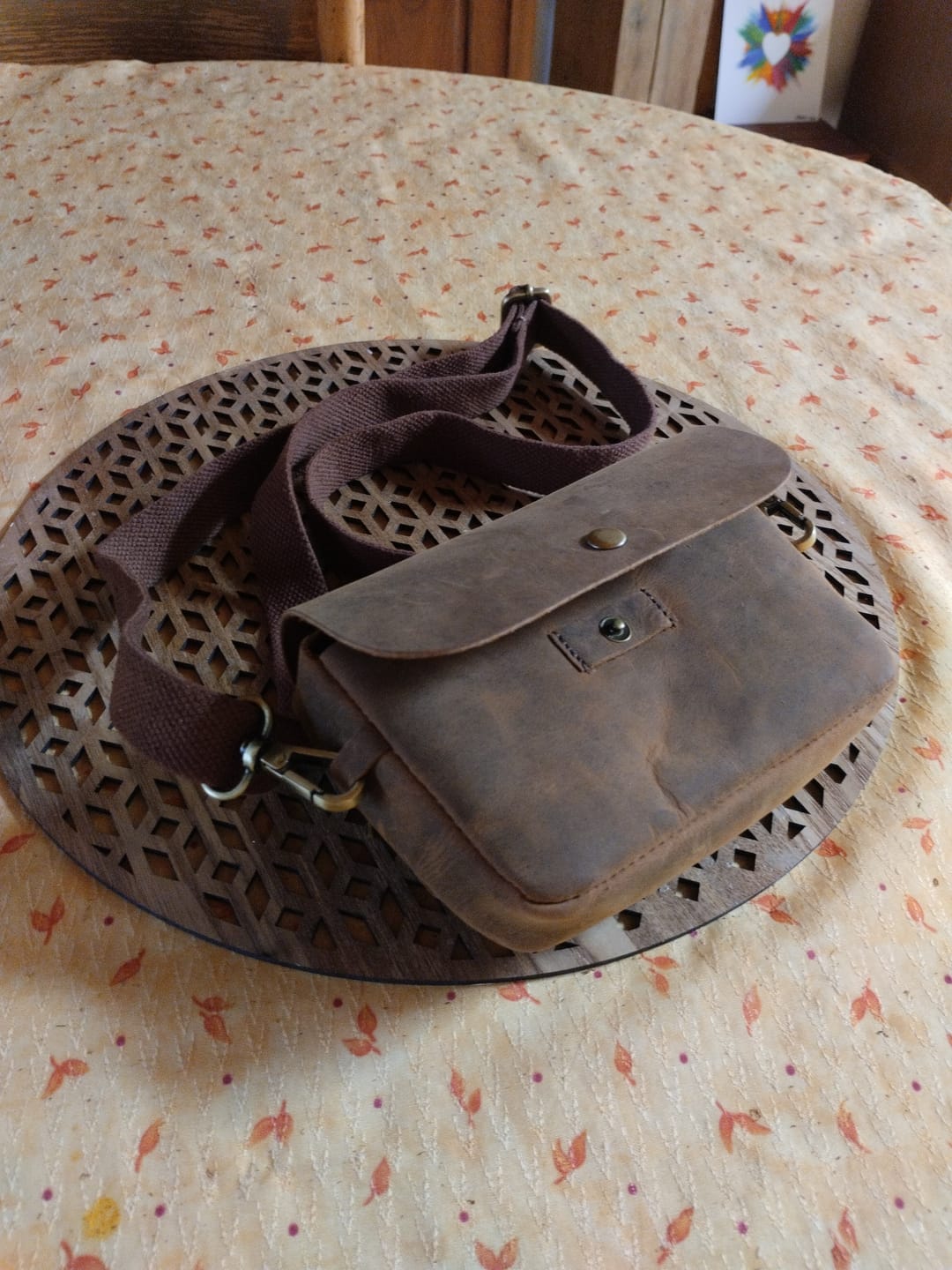 Customer photo review of sidekick moto pouch