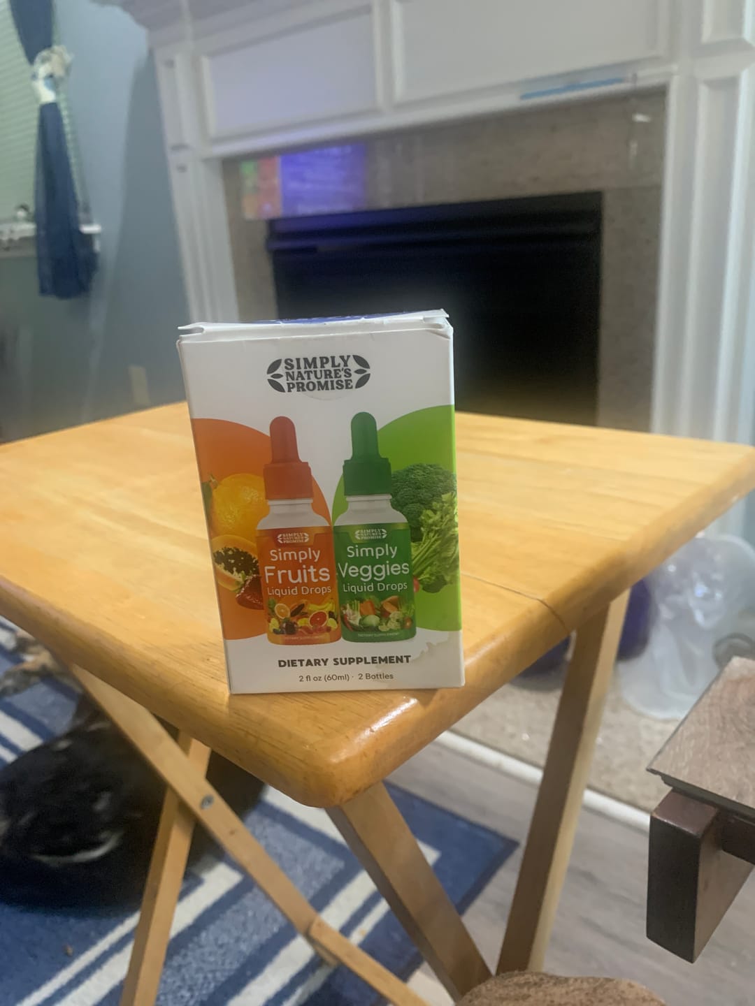 Customer photo review of Simply Fruits & Veggies Liquid Drops