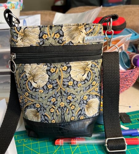 Customer photo review of Wanderlust Phone Bag Pattern