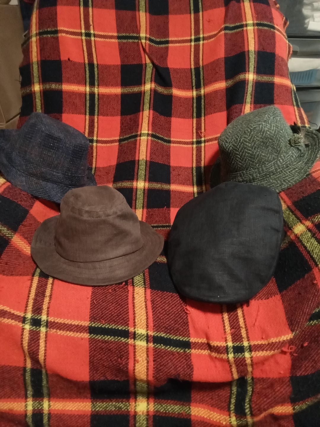 Customer photo review of Donegal Touring Cap Linen