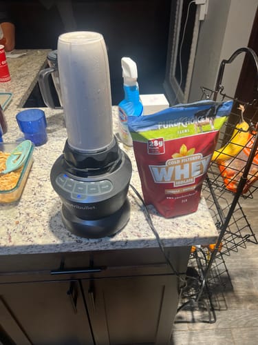 Customer photo review of Whey Protein Isolate with Organic Vanilla