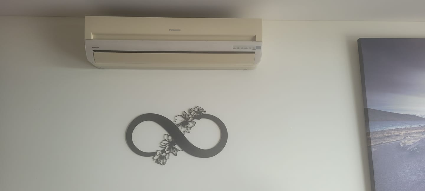 Customer photo review of Floral Infinity Symbol Wall Art