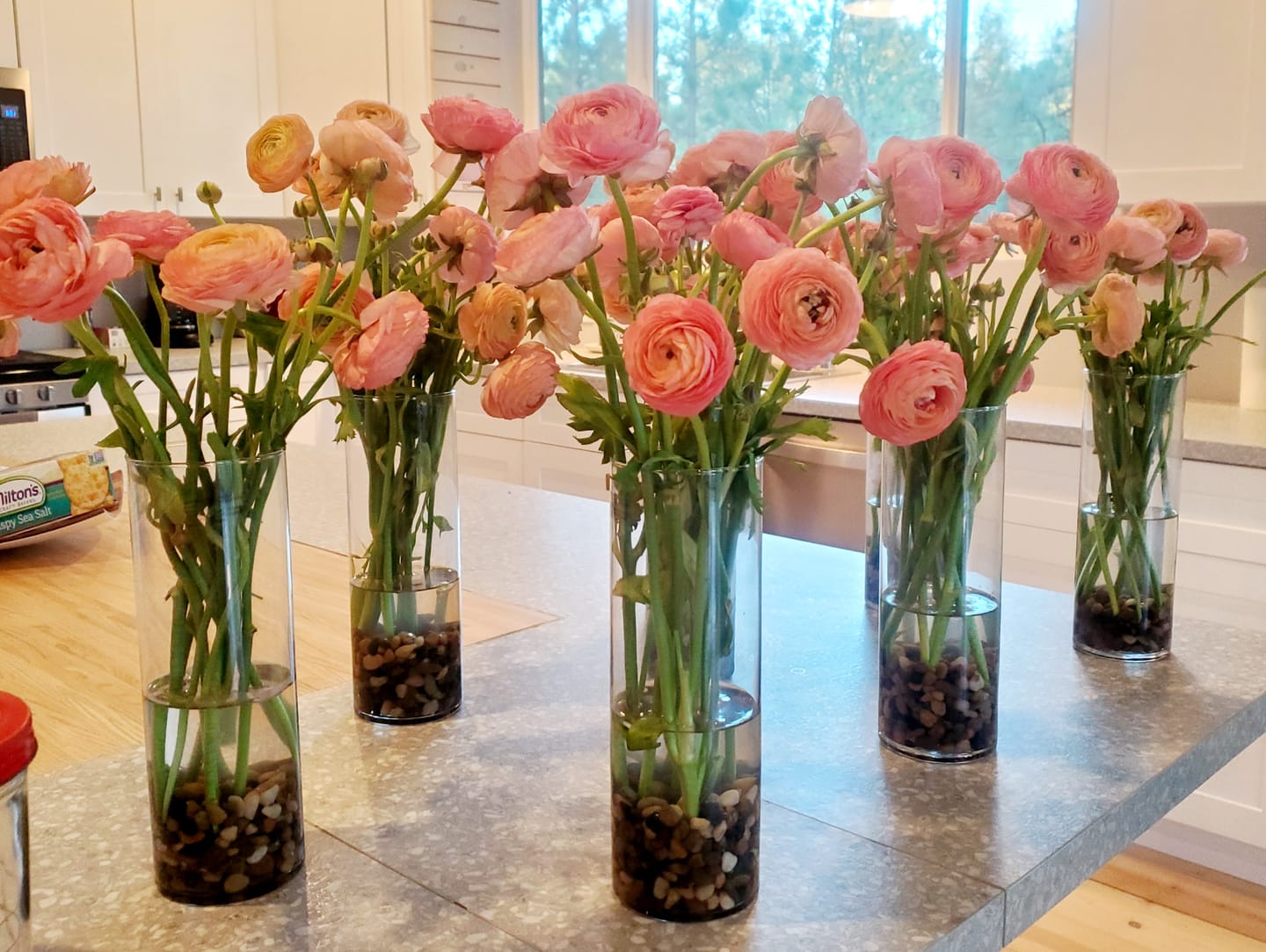 Customer photo review of Coral Peach Ranunculus