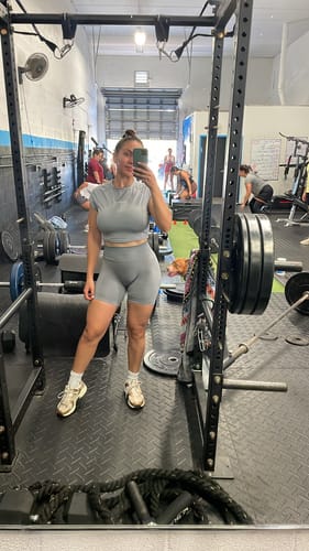 Customer photo review of W120 - seamless core shorts Spring 24'