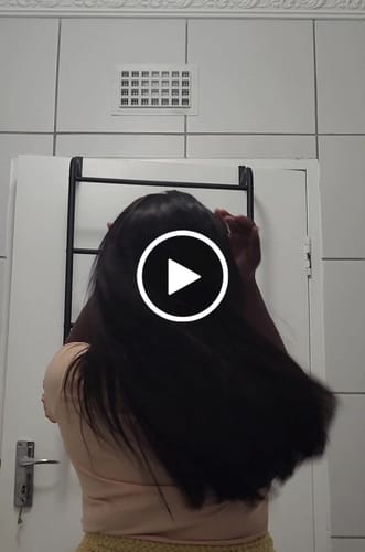 Customer video review of DIDI - Peruvian Double Drawn Lace Wig 18"