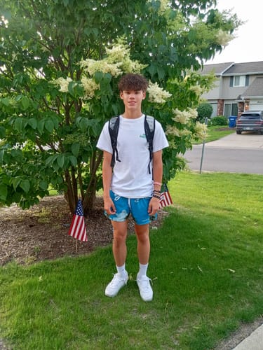 Customer photo review of 141 The Block Party Shorts