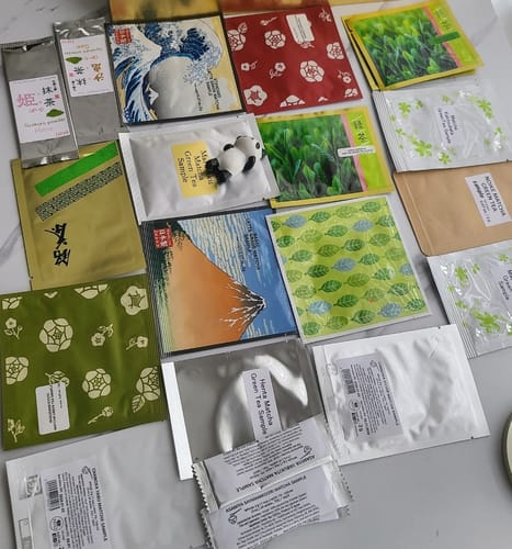 Customer photo review of Matcha Tea Sampler (21 pack)