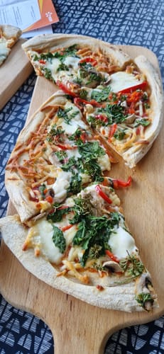 Customer photo review of Sourdough Pizza Bases