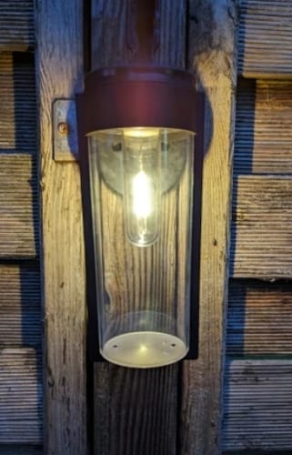 Customer photo review of EcoGlow - Elegante Solar-Wandleuchte