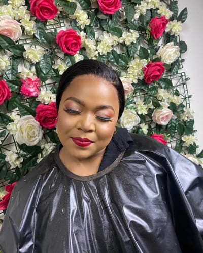 Customer photo review of 12a Frontal Bob Wig