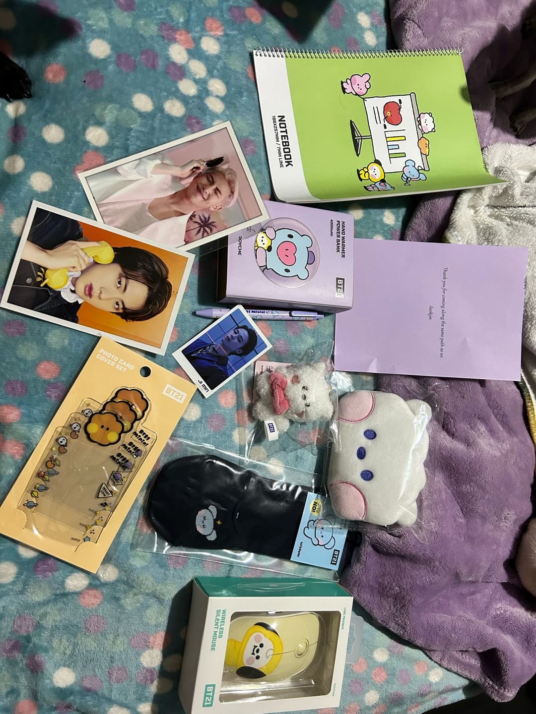 Customer photo review of BTS MYSTERY RANDOM BOX [RENEWAL VERSION]
