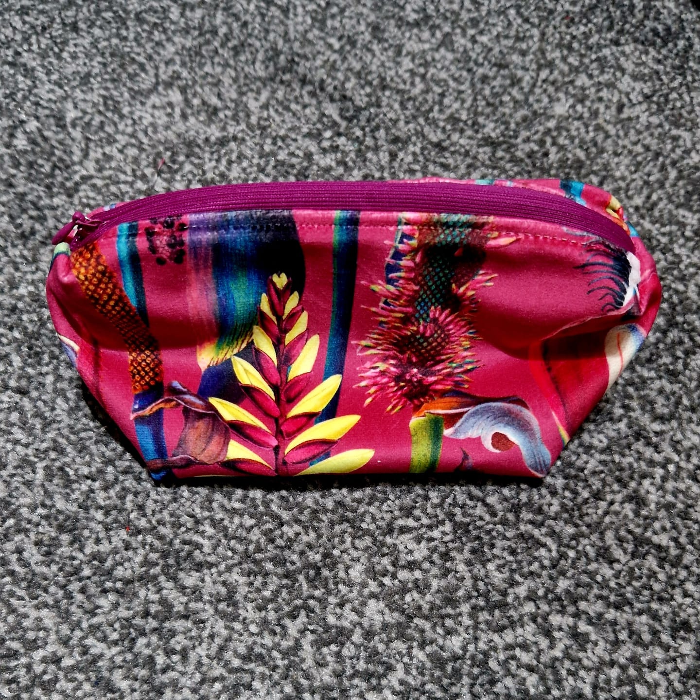 Customer photo review of Abstract Plants Digital Velvet Fabric