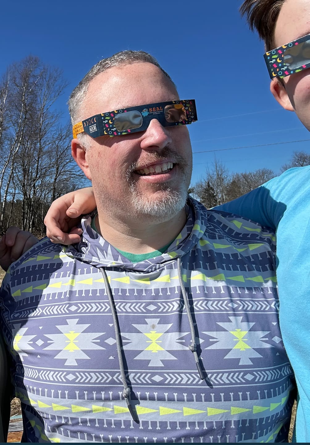 Customer photo review of Aztec Gray – Performance Hoodie