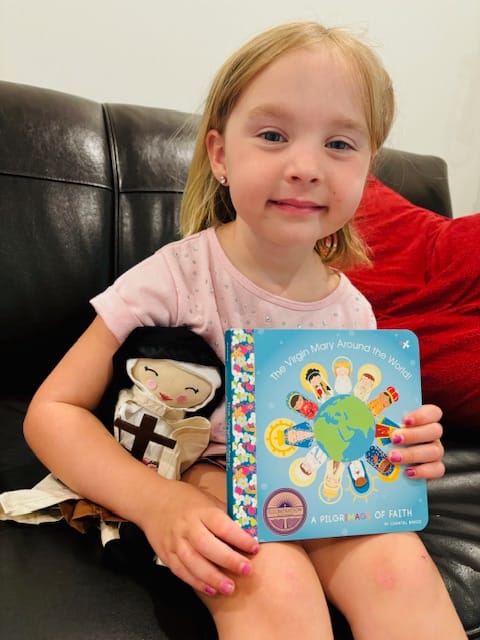 Customer photo review of St. Thérèse of Lisieux Rag Doll
