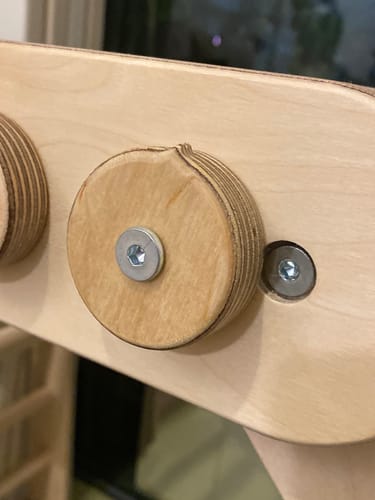 Customer photo review of 2in1 Montessori Climbing Set: Snake Ladder + Slide Board/Climbing Ramp