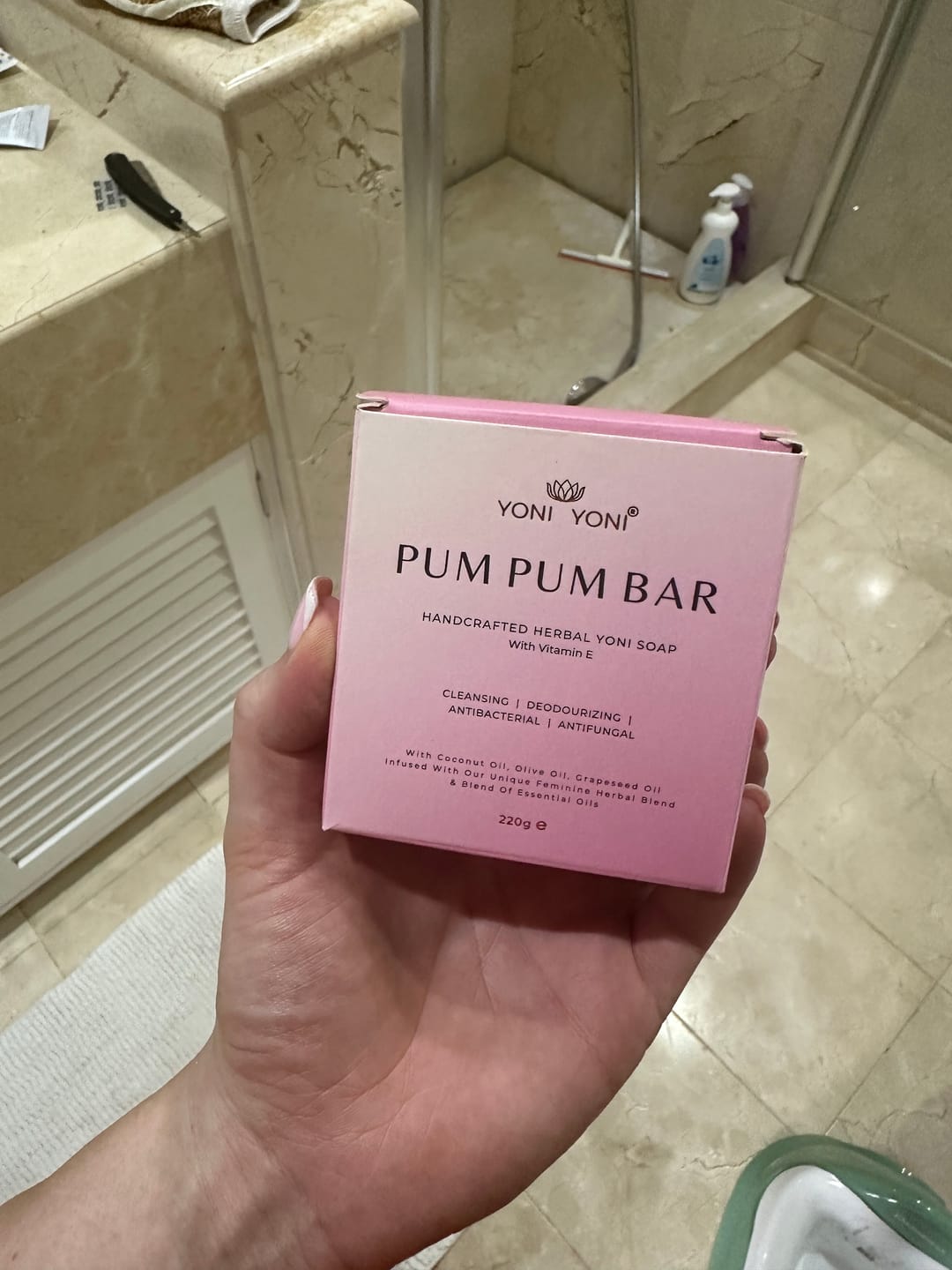 Customer photo review of Pum Pum Bar - Yoni Bar