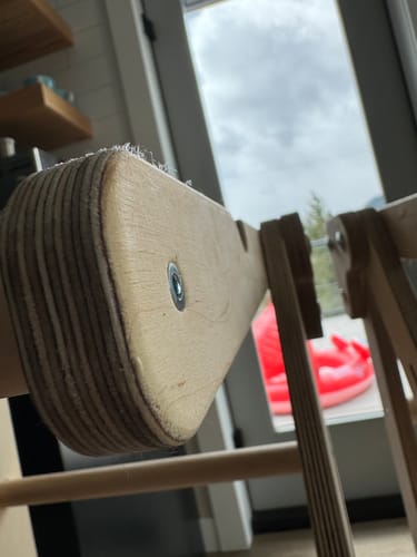 Customer photo review of Foldable Step Stool for Toddlers - Kid Chair That Grows - Beige