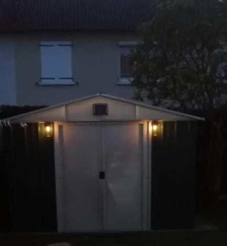 Customer photo review of EcoGlow - Elegante Solar-Wandleuchte