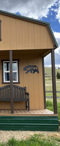 Customer photo review of Bear - Metal Wall Art