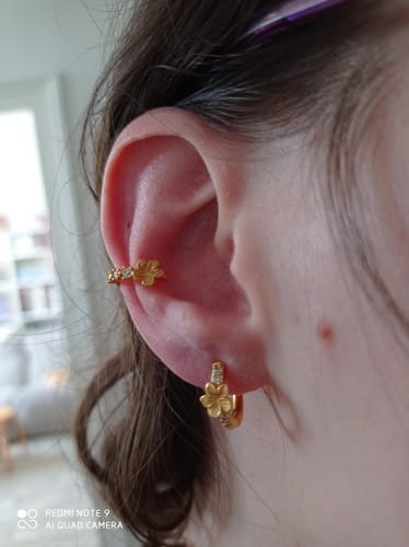 Customer photo review of Boucle d'oreille Ivy