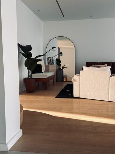 Customer photo review of XL Black Arch Full Length Mirror (3 Sizes)