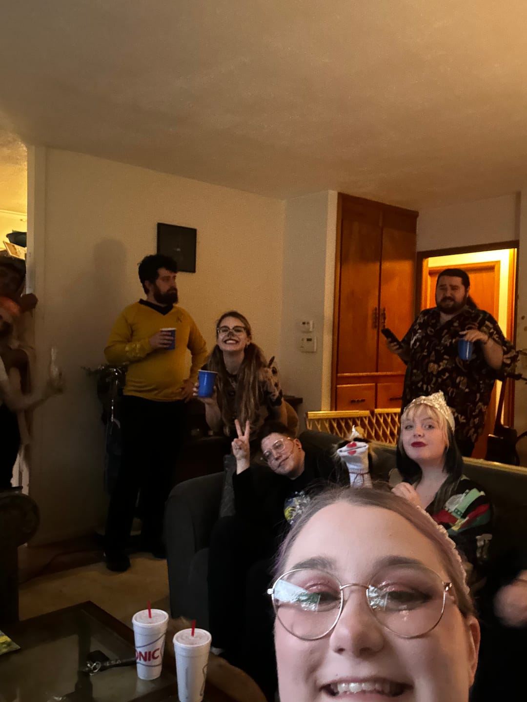 Customer photo review of Murder at the End of the Universe - Star Trek Themed Murder Mystery Game Kit