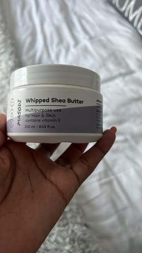 Customer photo review of Whipped Shea Butter (250ml)