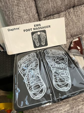 Customer photo review of ComfortWave Foot Massager