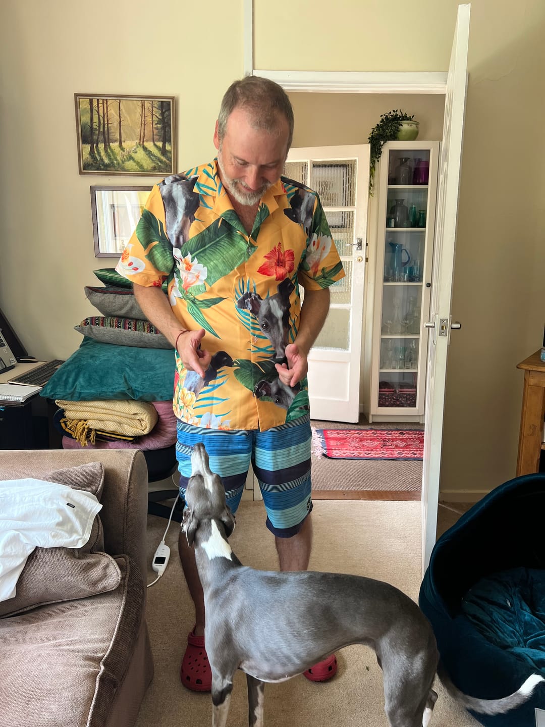 Customer photo review of Your photo - Personalised hawaiian shirt