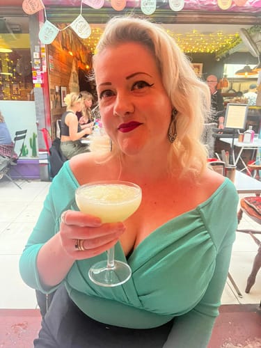 Customer photo review of Starlet Top in Mint Green - Vixen by Micheline Pitt