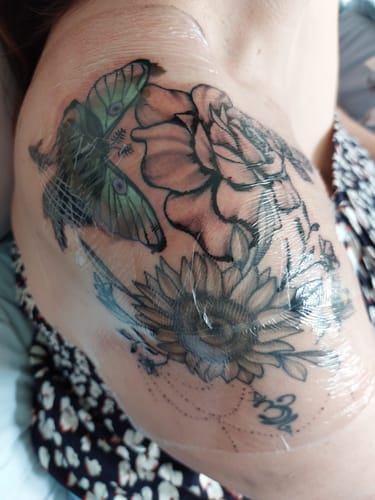 Customer photo review of TattooNumbx Numbing Cream (3 Pack)