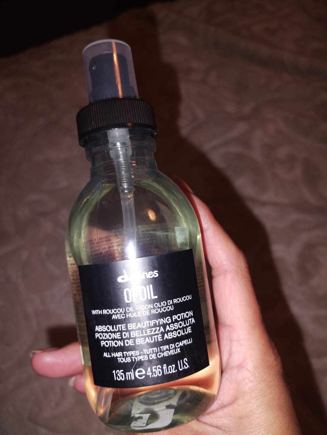 Customer photo review of Óleo Oi Oil Davines