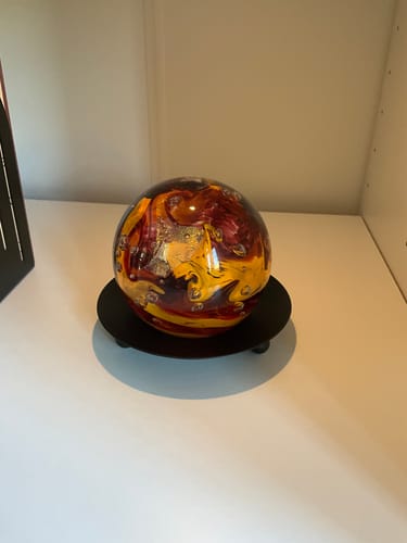 Customer photo review of Dichroic Splash Orbs