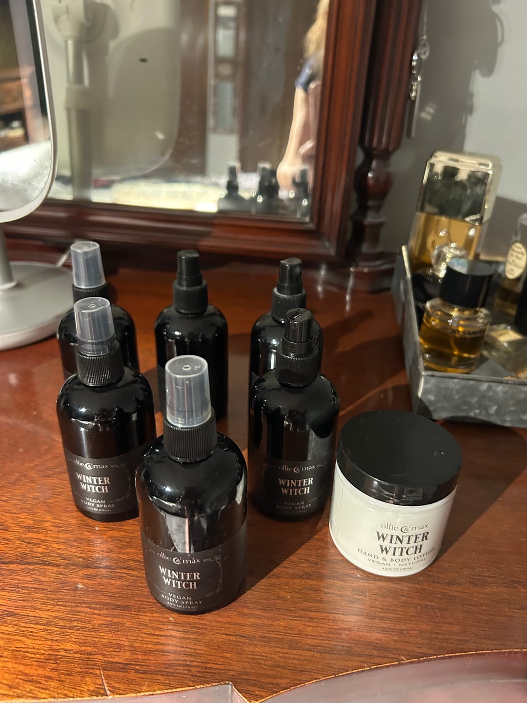 Customer photo review of Winter Witch Body Spray