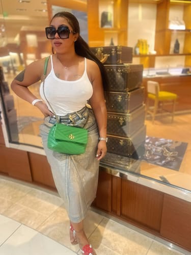 Customer photo review of Neika Denim Skirt