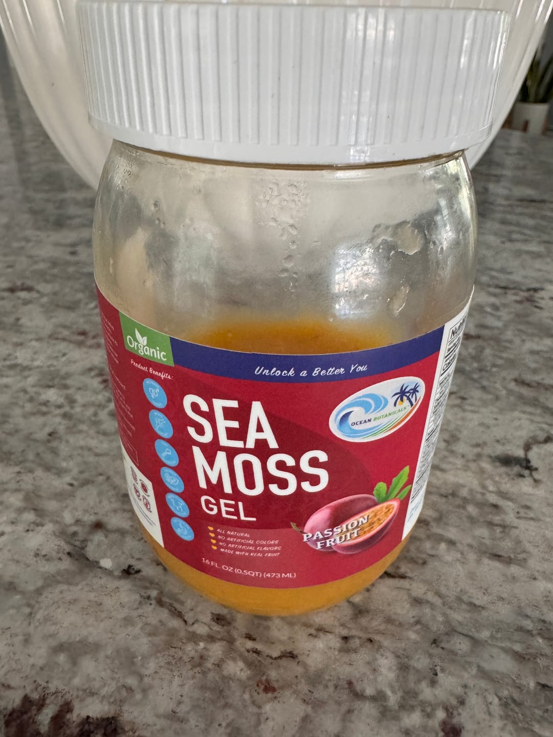 Customer photo review of Passion Fruit Moss Gel
