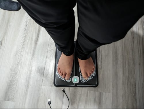 Customer photo review of ComfortWave Foot Massager