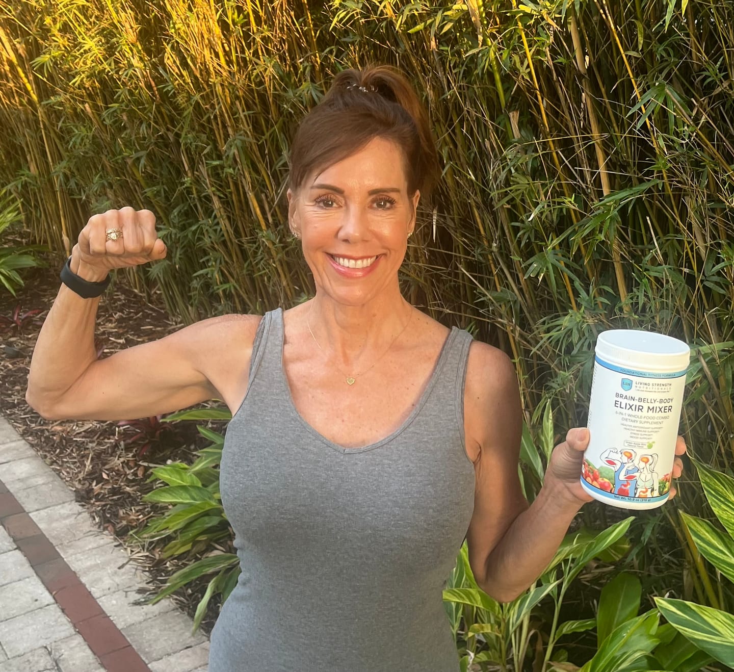 Customer photo review of Brain-Belly-Body Elixir Mixer Powder