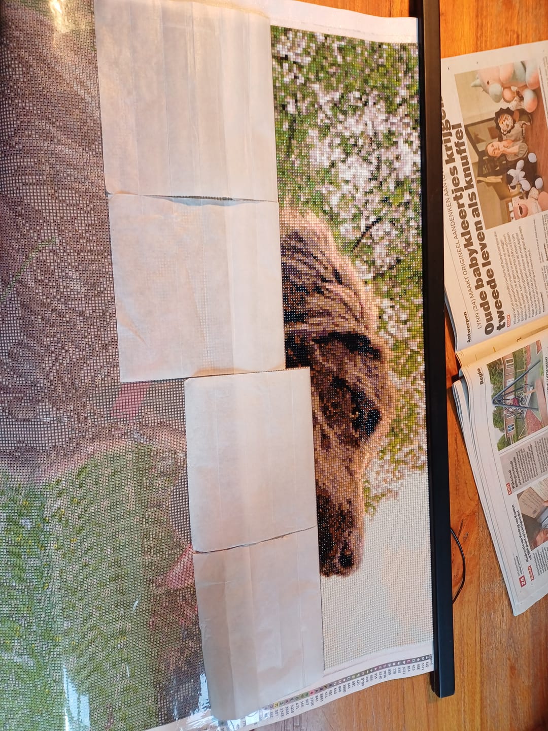 Customer photo review of Diamond Painting Eigen Foto - Snelle Levering