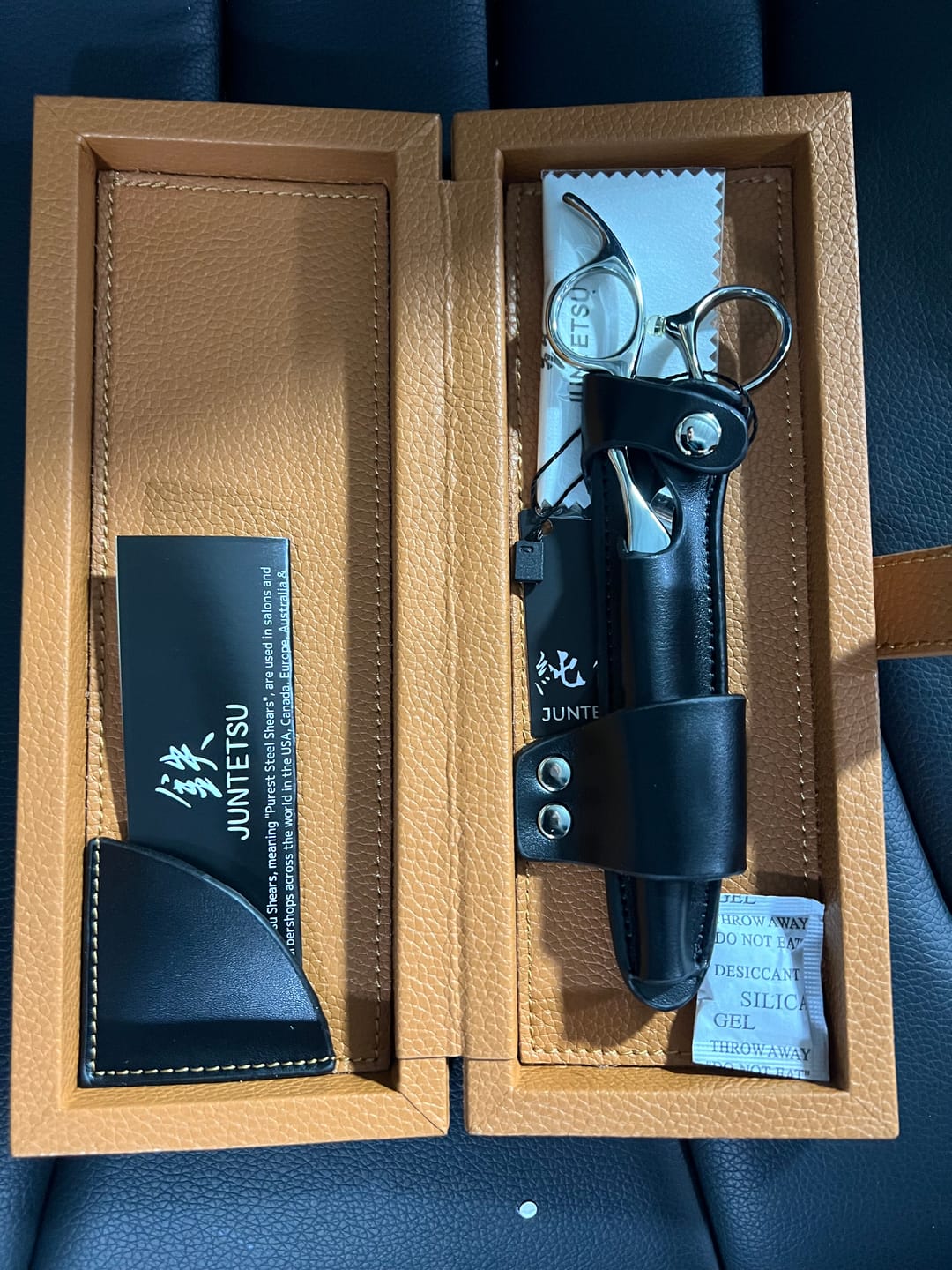 Customer photo review of Juntetsu VG10 Offset Hair Cutting Scissors