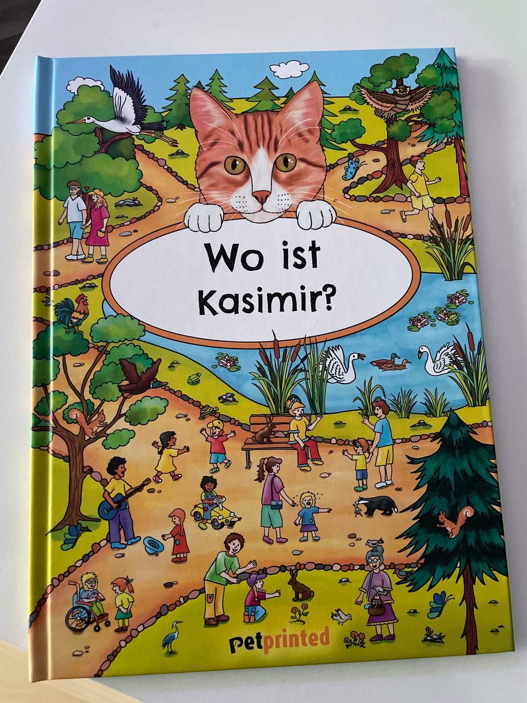 Customer photo review of Wo bist du? - Personalisiertes Katzen-Wimmelbuch