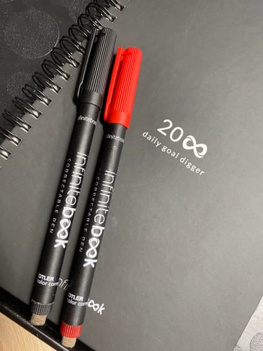 Customer photo review of Black and Red Markers Pack (F)