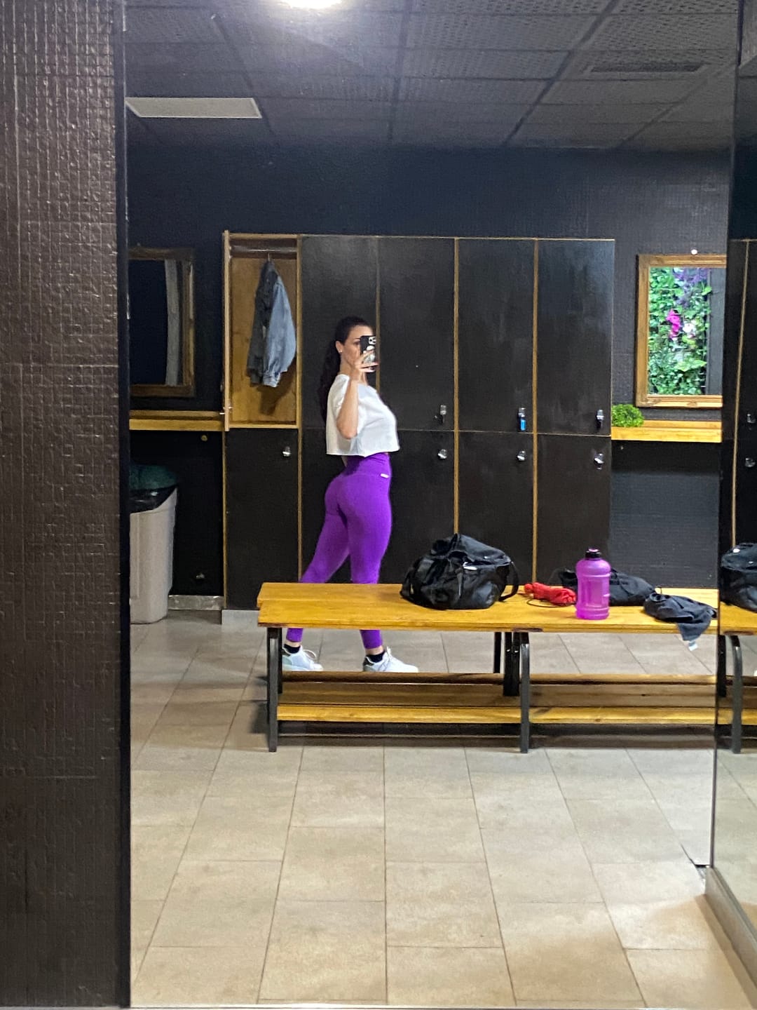 Customer photo review of Leggings All-Up Violet