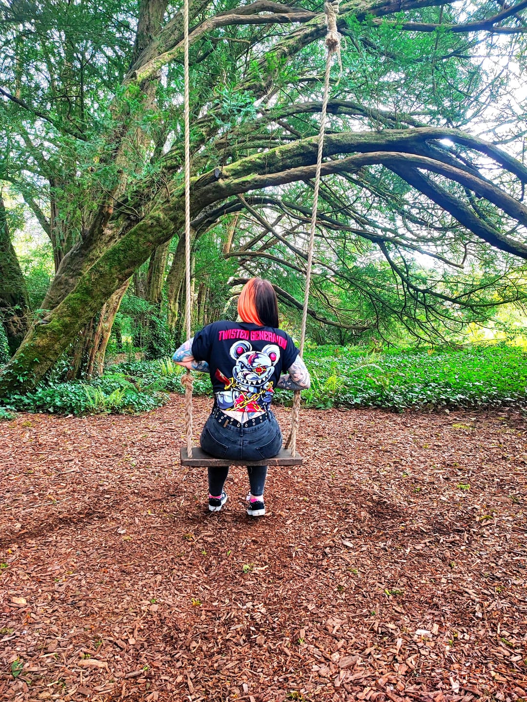 Customer photo review of Psycho Teddy Oversized T-shirt