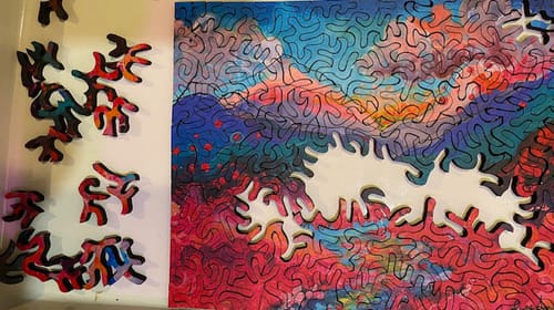 Customer photo review of Hope on the Horizon Wood Jigsaw Puzzle