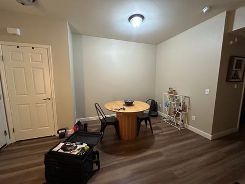 Customer photo review of "Cappuccino" Oversized Wall Mural