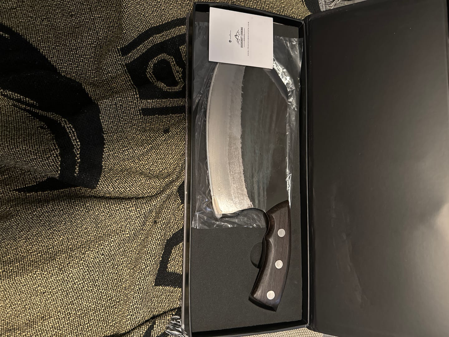 Customer photo review of THE ALPHA CHOPPER KNIFE (limited edition)
