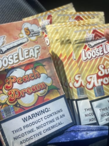 Customer photo review of Peach Dream LooseLeaf 5-Pack Wraps (40 Count)