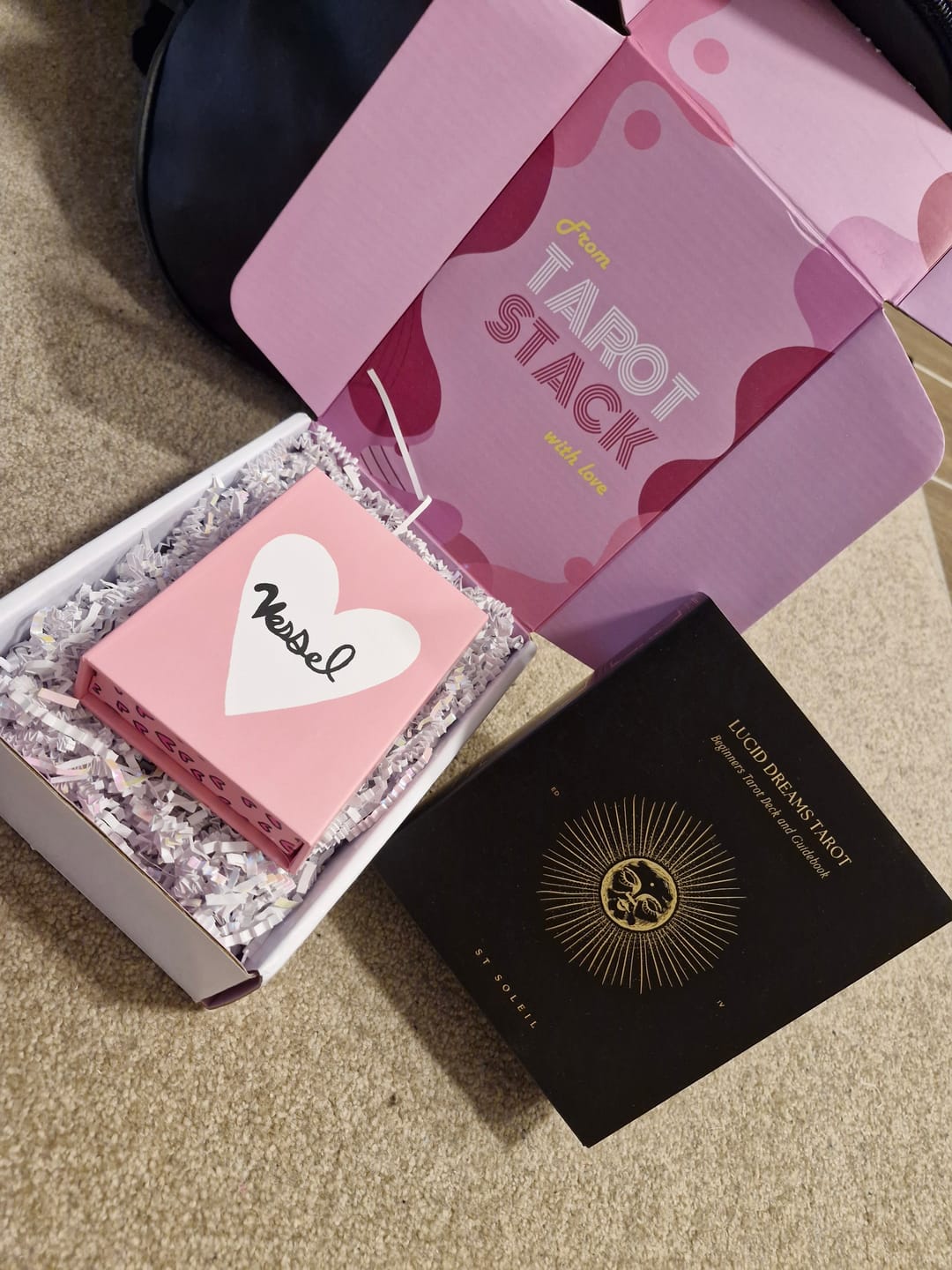 Customer photo review of Lucid Dreams Beginners Tarot • Black Eclipse {EDITION 4}